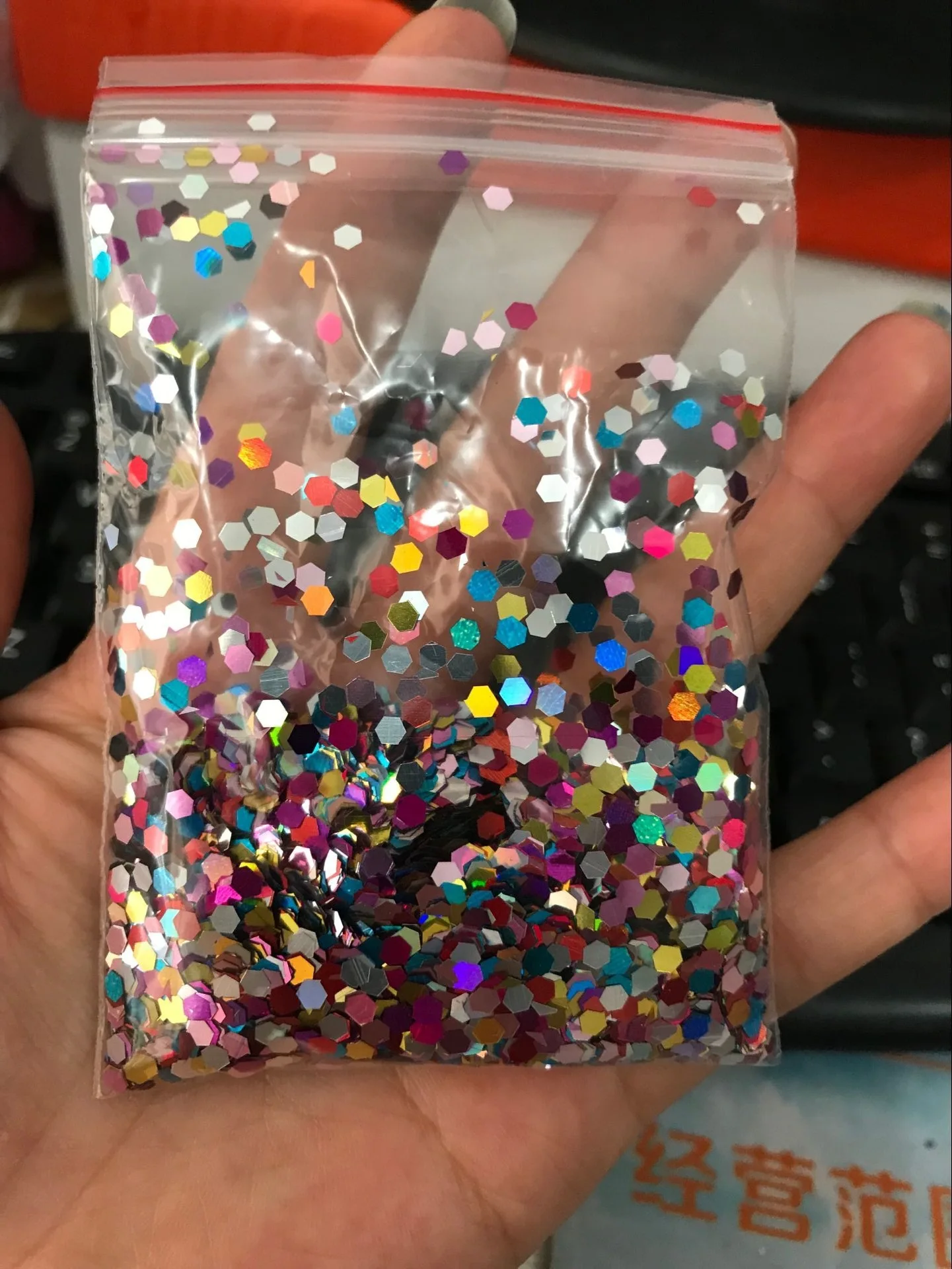 laser mix diamond 20 г 3 мм звездное Сердце Конфетти из фольги шестиугольник разбрызгивает День рождения Свадебные украшения прозрачный пузырь шар наполнитель Блестящие Блестки - Цвет: laser mix diamond