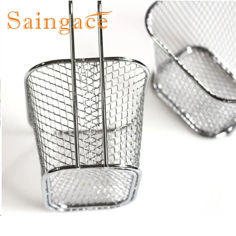 Электроплита Saingace из нержавеющей стали мини Квадратный Блок для картофеля фри