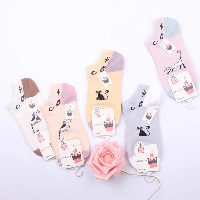 10 пар/лот новинка весны 2017 женские носки весенние и летние хлопковые сегодня