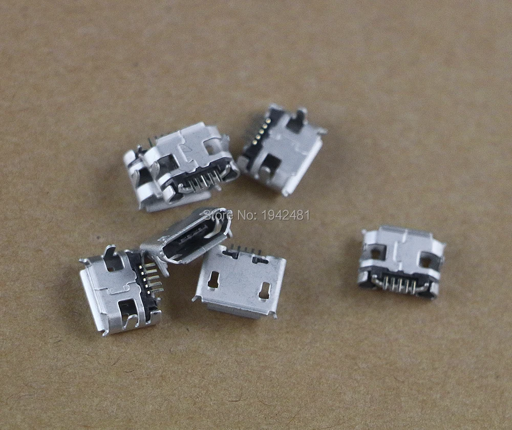 OCGAME 10 шт./лот mini 5pin длинная usb розетка зарядное устройство 5 pin для беспроводного