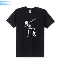 2021 fashion anime dabbing skeleton funny skull printed t shirt men cotton dab hip hop punk black t shirts hombre plus size tops