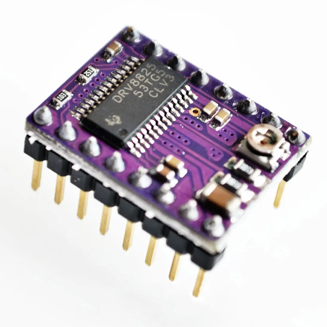 DRV8825 Драйвер шагового двигателя 4-слойные PCB Бесшумная печать 1/32 Драйвер Шагового Электродвигателя Быстрое рассеивание тепла 3D-принтеры копировального аппарата