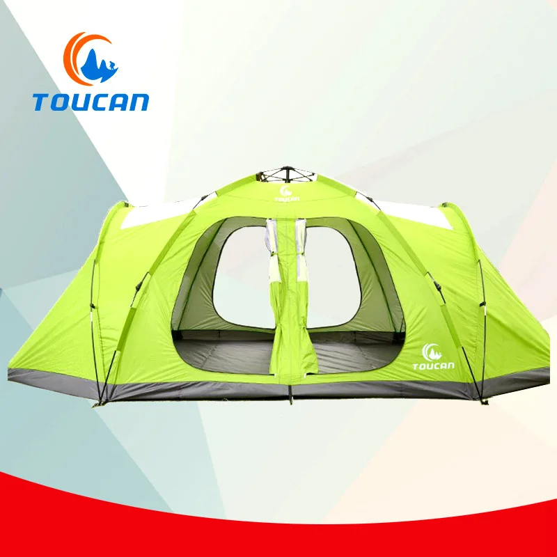 Открытый двухслойные палатки с двумя спальнями Водонепроницаемый Анти-УФ
