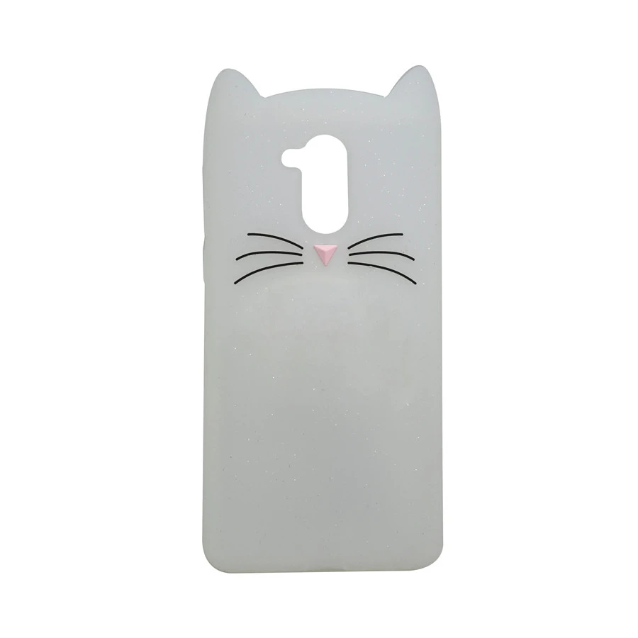 For Huawei Enjoy 6s honor 6C Soft Silicone Case 3D Cartoon Cute Beard Cat Cover huawei P9 Lite Smart Nova Phone |