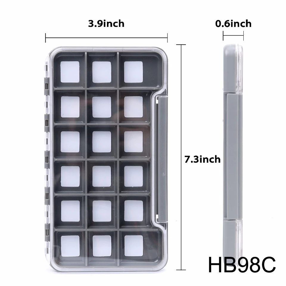 Maximumcatch Fly Box тонкий водонепроницаемый легко держать/прорезать пенопластовая