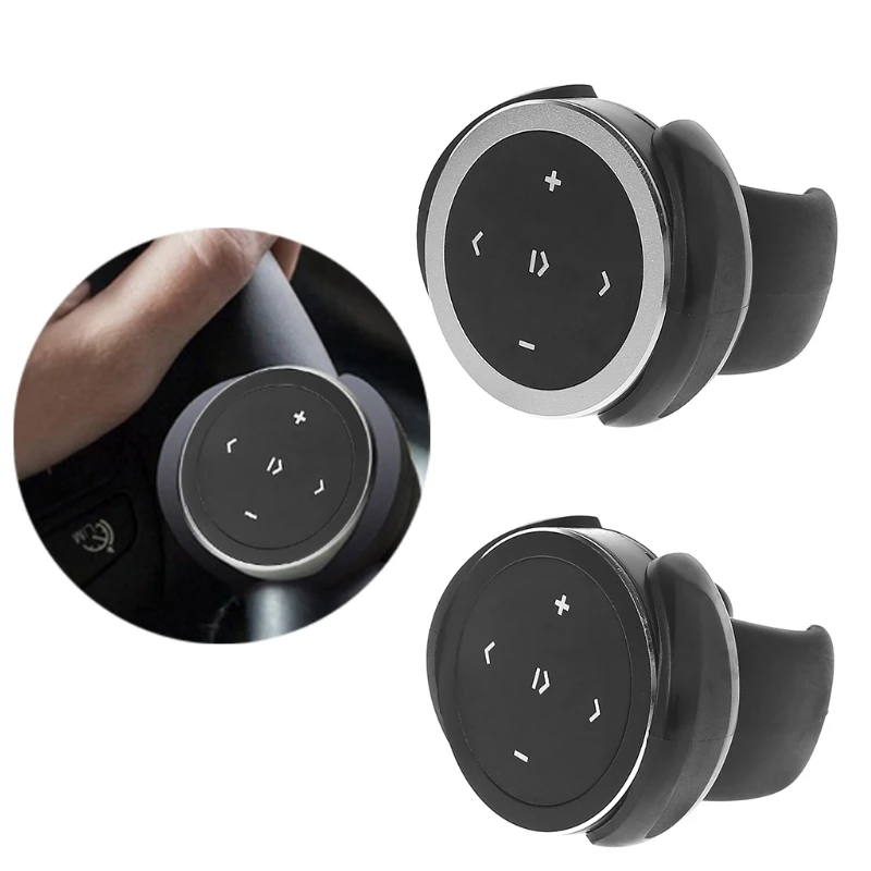 

Wireless Bluetooth Media Steering Wheel Remote Control Mp3 Music Player Portable