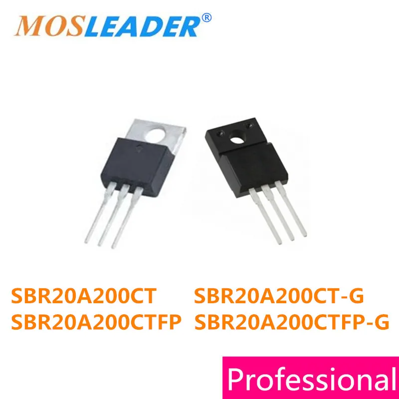 

Mosleader 50pcs TO220 SBR20A200CT SBR20A200CT-G TO220F SBR20A200CTFP SBR20A200CTFP-G SBR20A200