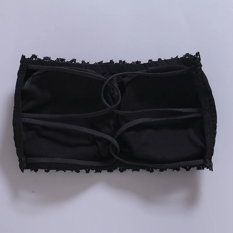 Бюстгальтер без бретелек женский черный белый бюстгальтер с подкладкой