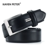 mens belt luxury business leather male waist belt cowhide genuine leather classic black trouser belt cummerbunds dropshipping