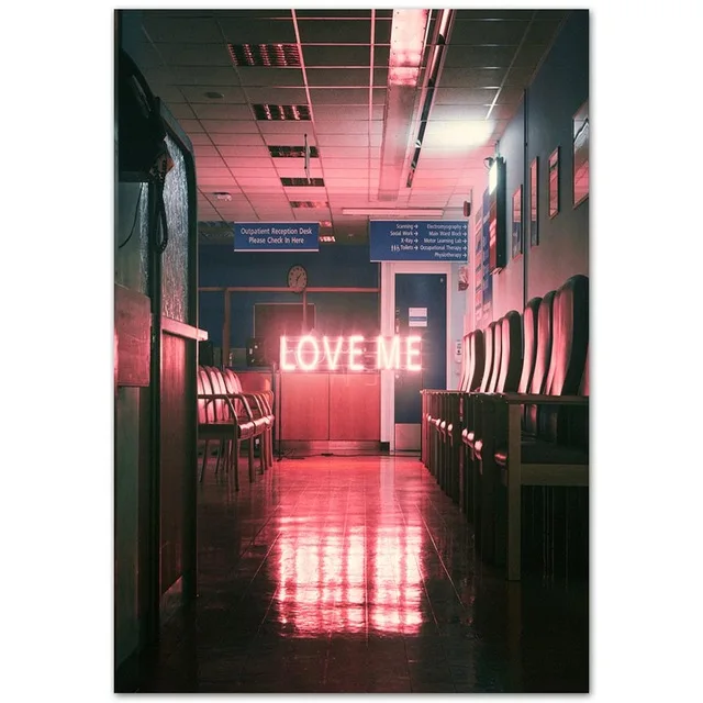 1975 Love Me на заказ Рок Музыкальная Группа крышка звезда Шелковый плакат настенная живопись 24x36 дюймов