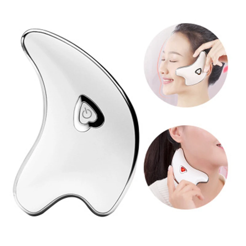 Портативный Электрический Gua Sha массажер для тела терапия лица иглоукалывание