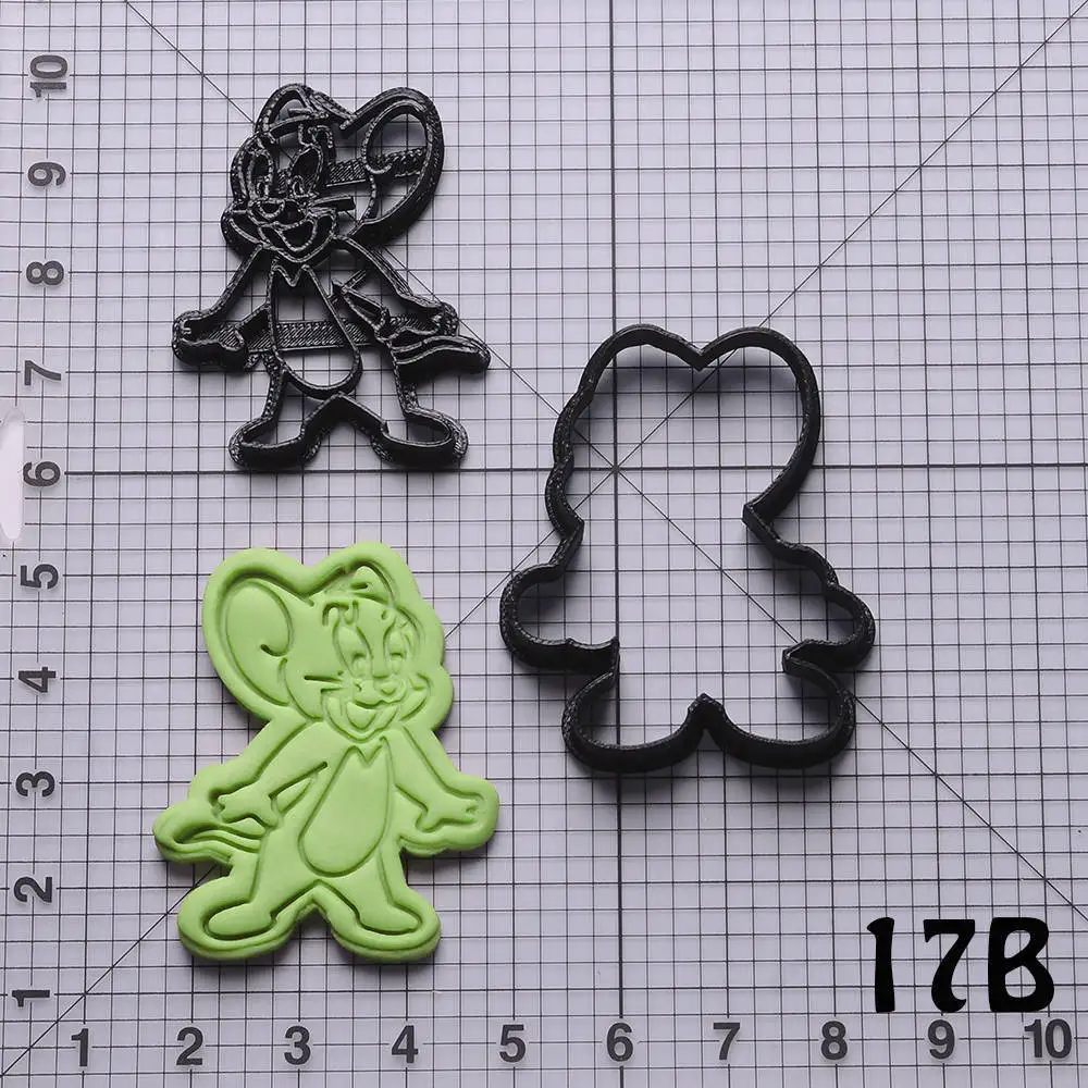 Популярная пленка Том и Джерри форма печенья резак набор на заказ 3D Печатный для