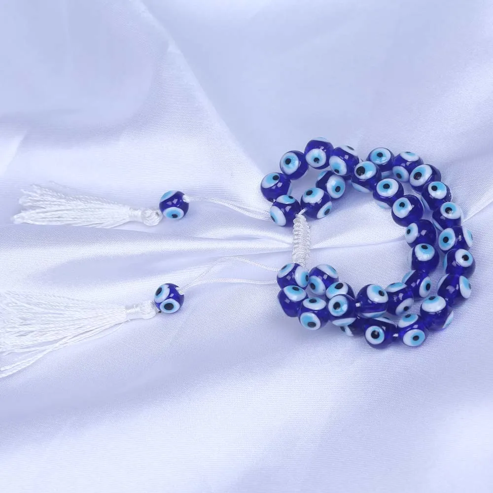 Новый модный простой религиозный Шарм сглаза с синими бусинами браслет на удачу