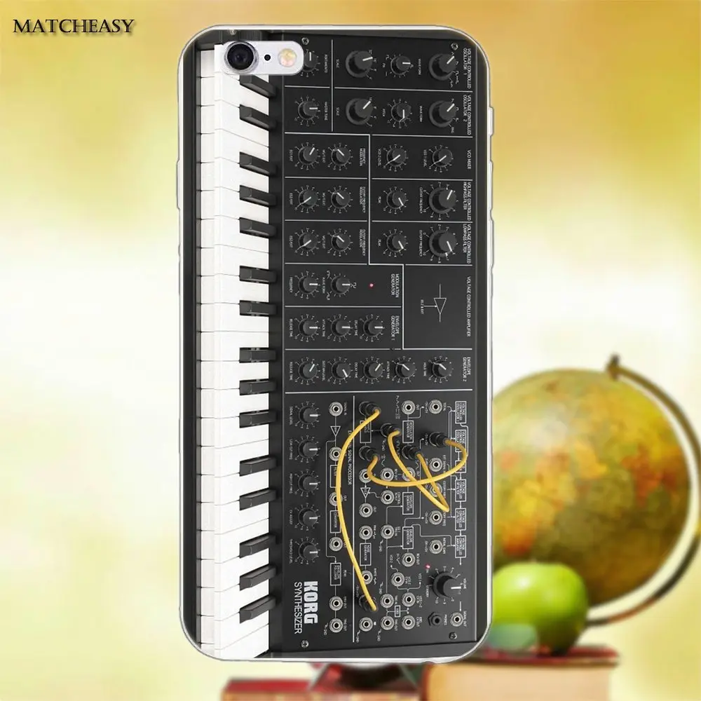 Классический синтезатор Synth Moog Мягкий чехол из ТПУ для Apple iPhone X XS Max XR 4 4S 5 5C SE 6 6S 7 8
