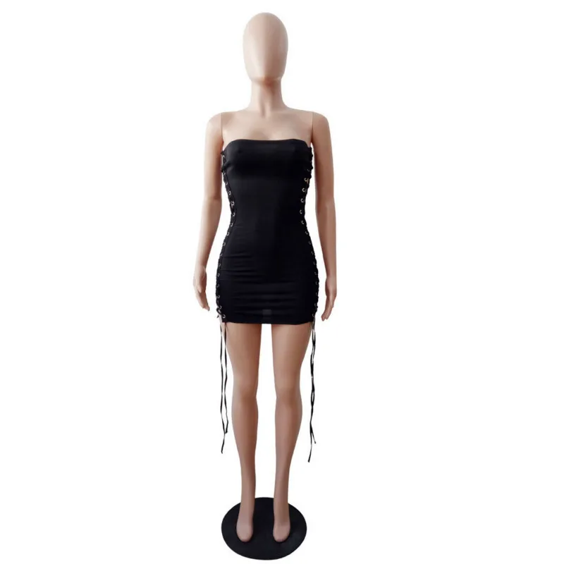 Лето Марка muxu Черное женское обтягивающее платье vestidos jurken bodycon женская одежда с
