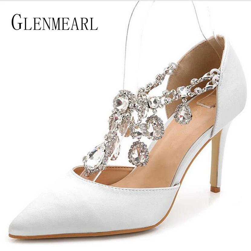 Новинка 2019 женские туфли на тонком высоком каблуке лодочки искусственная кожа