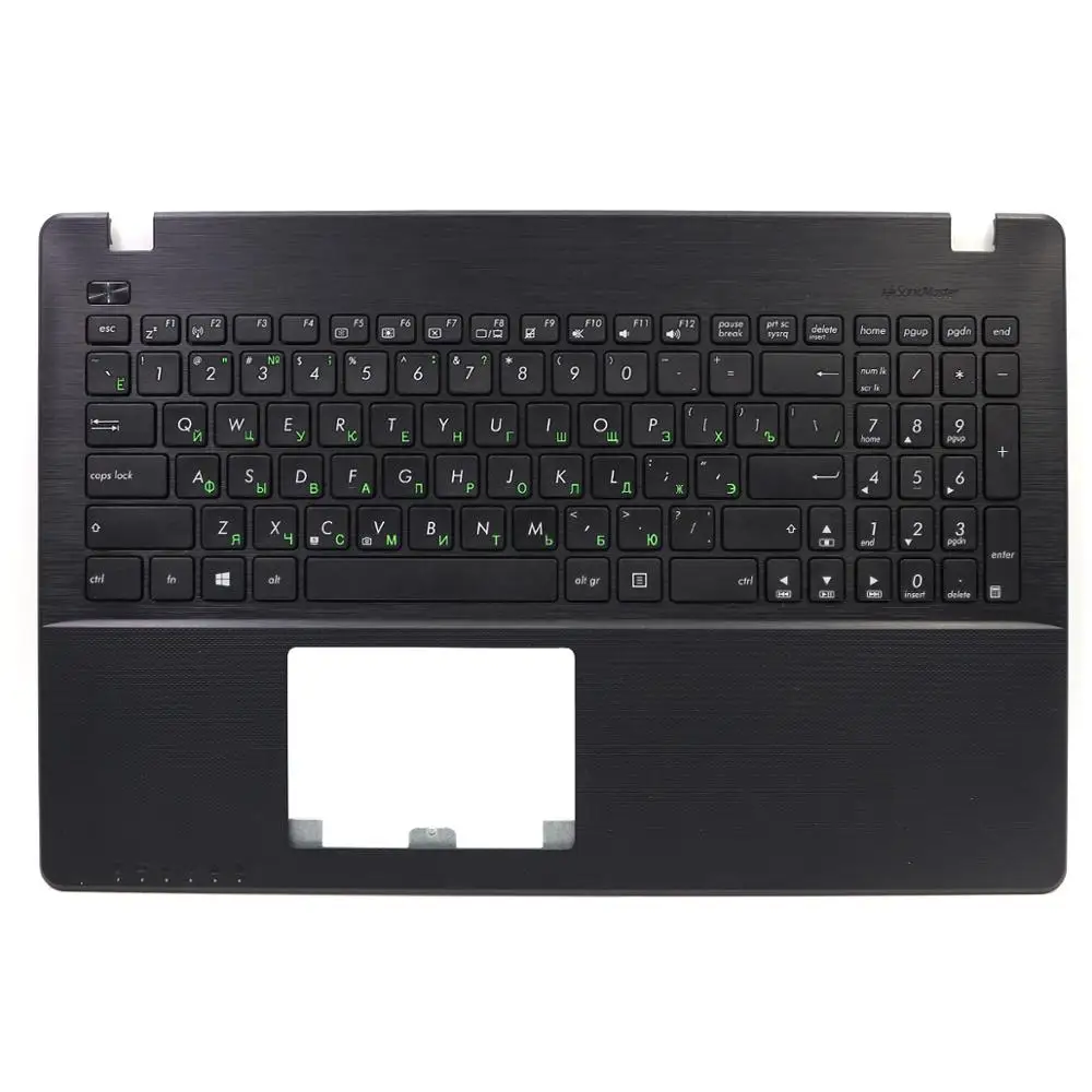 Новая русская черная клавиатура для ноутбука ASUS X550 X550C X550CA с черной крышкой C черной подставкой для рук