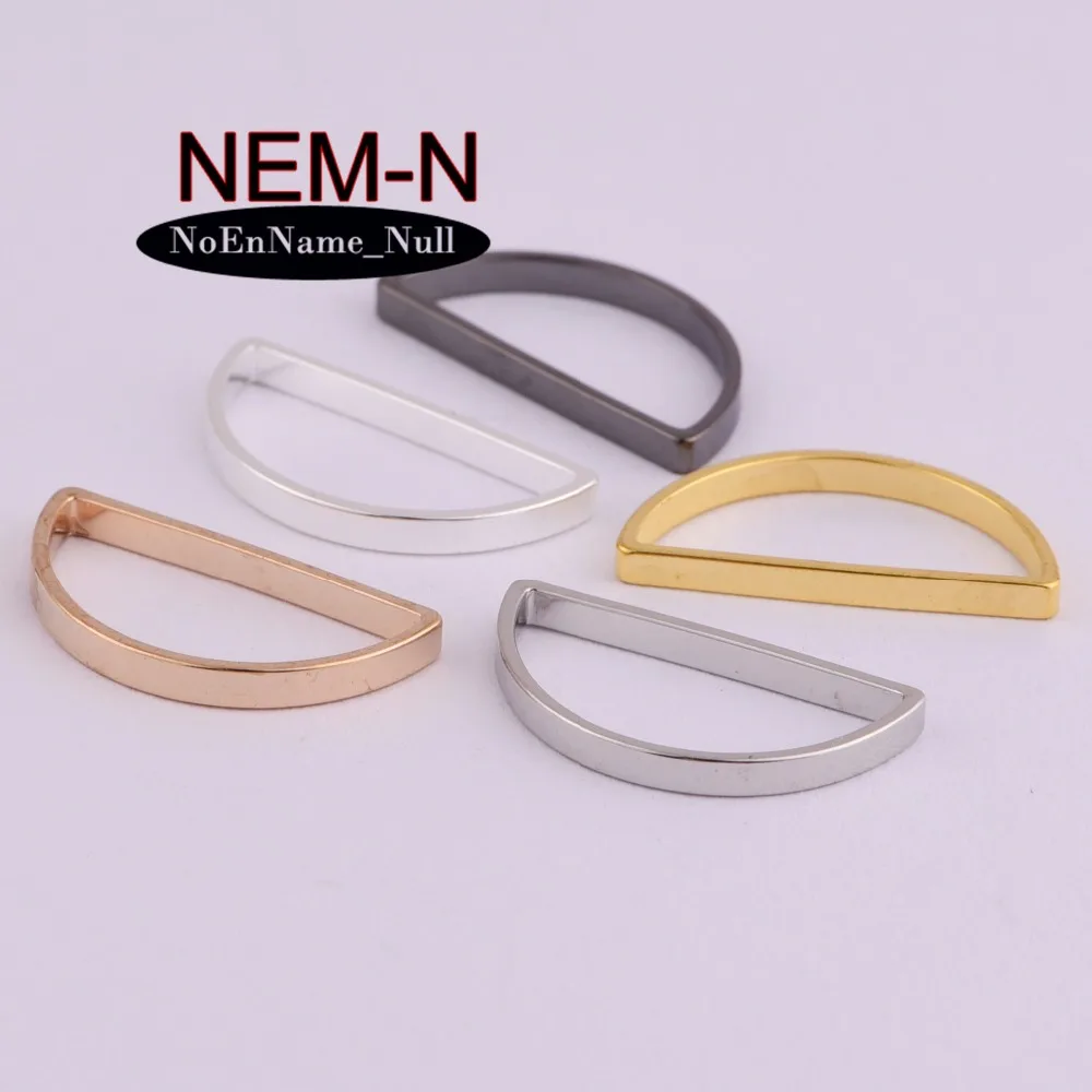 Полукруглые медные кольца в форме подковы 20 шт./лот диаметр NEM N 21 мм с буквами D для