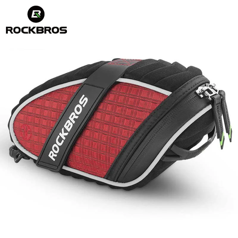 C16 NO 02 ROCKBROS велосипедная сумка непромокаемая велосипедная седельная сумка Светоотражающая Противоударная велосипедная задняя Подседельный штырь сумка MTB Аксессуары для велосипеда - Цвет: C16 NO 02