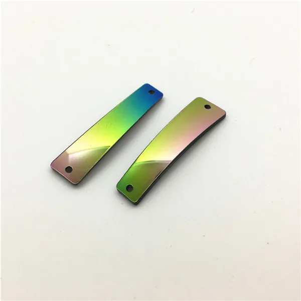 06N 9x36mm Высококачественные акриловые стразы разных форм, с отверстиями, радужные зеркальные Акриловые Бусины, 30 шт - Цвет: 06N 9x36mm