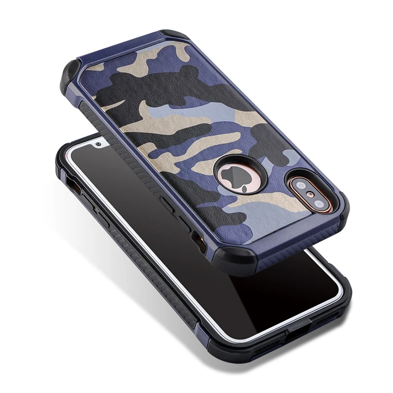 Камуфляжный чехол для iPhone 12 Pro Max 11 XS XR X мягкая силиконовая Противоударная задняя