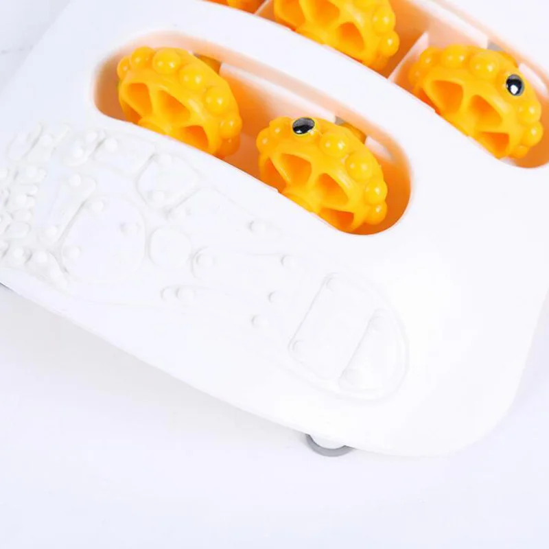 Roller-type plastic foot massage ABS anti-skid easy to clean portable massager |
