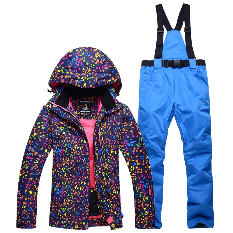 2017 лыжный костюм для женщин сноуборд куртка лыжная одежда лагерь езда Лыжный