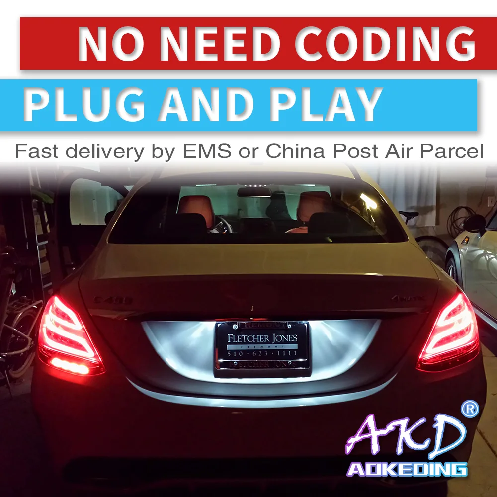Автомобильный Стайлинг для Benz W205 задние фары- C180 C200 C260 C300 c400 задние фары светодиодный задние фары DRL тормоза заднего хода