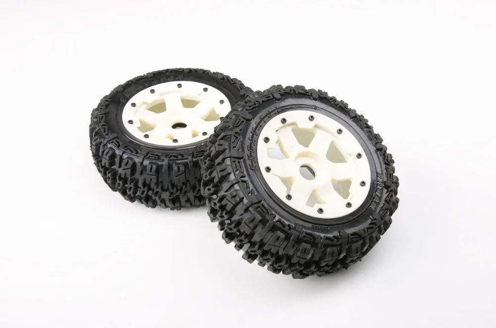 1/5 baja 5t Нейлоновые Колеса Knobby передние шины 2 ⑤ пара для HPI KM RV BAJA 5T 5SC 95071|wheel frame|tires
