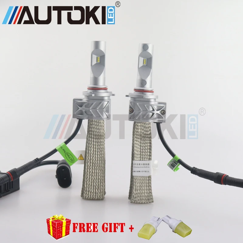 Autoki 72 Вт 8000LM CSP Автомобильные светодиодные фары 9005/HB3 9006/HB4 автомобильная
