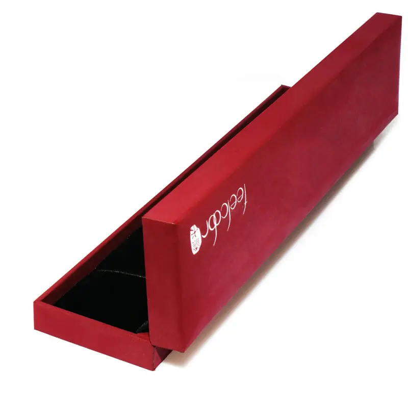 Красный цвет PU упаковка свадебный браслет ожерелье кулон Модные ювелирные