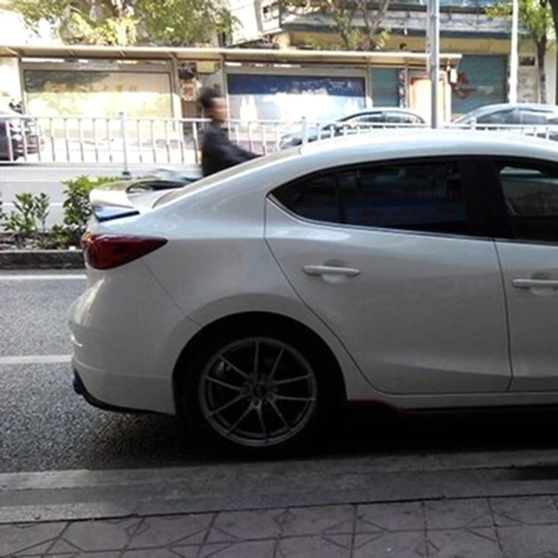 Для Mazda 3 M3 Axela 2014 до 2017 год спойлер Высокое качество ABS Материал купе грунтовка или