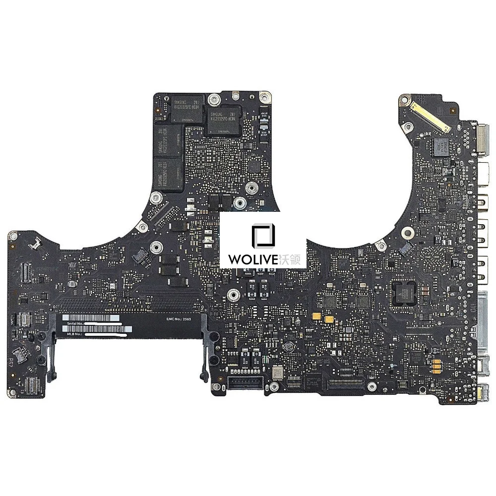 Оригинальные разъемы для материнской платы ноутбука Macbook Pro 15 дюймов A1286 i7 2 ГГц