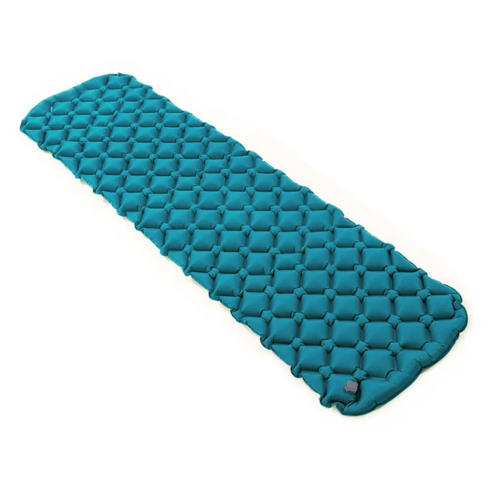 Blue2 Without pillow Сверхлегкий походный коврик, наружная надувная подушка, спальный коврик, матрас для кемпинга, пешего туризма, путешествий - Цвет: Blue2 Without pillow