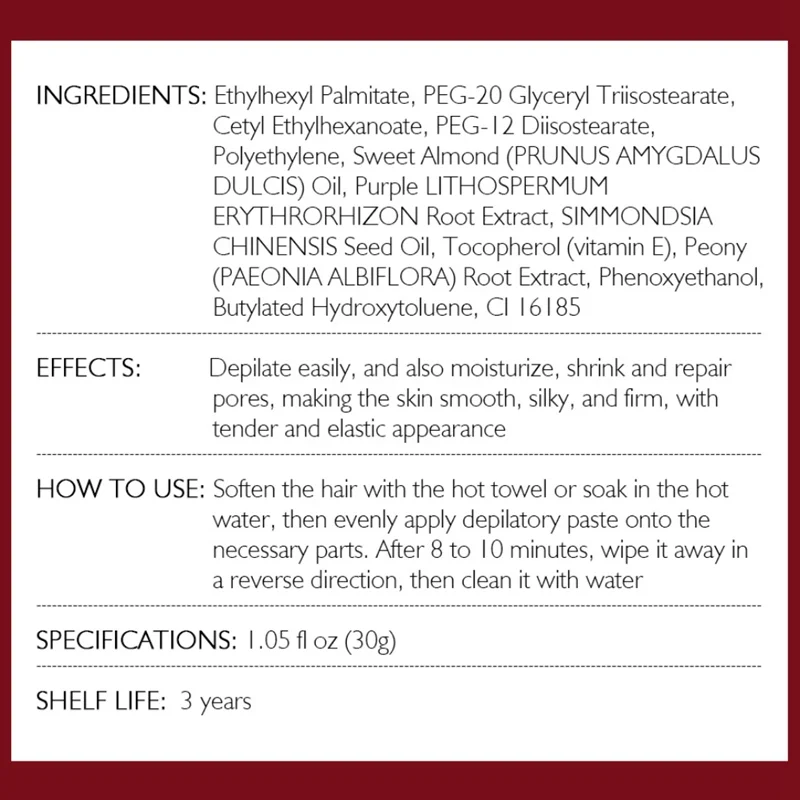 

30g Hair Removal Cream Painless Depilatory Cream Armpit Legs Arms Hair Removal Nourishing Repair Cream For Men Women Smooth Skin