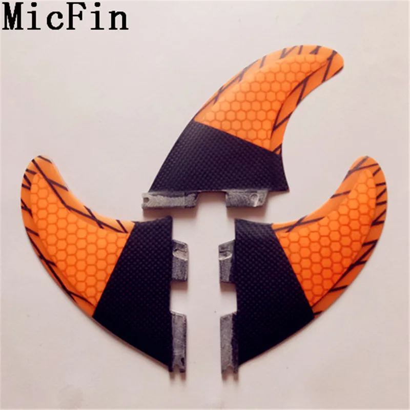 Micfin FCS 2 Стекловолоконные соты среднего размера s ласты для серфинга pranchas de surf quilhas FCS II плавники для серфинга