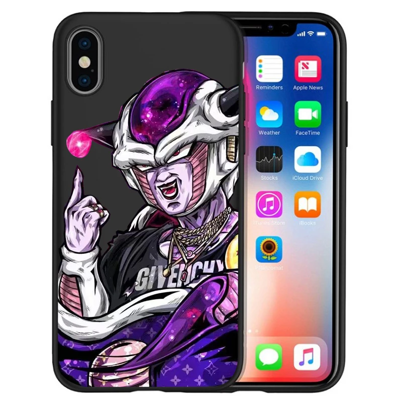 Роскошный чехол для iPhone X Goku Dragon Ball Super Saiyan vegeta Дракон 5 5S 6 6 S 7 8 Plus X XS Макс Мягкий силиконовый чехол случае Etui
