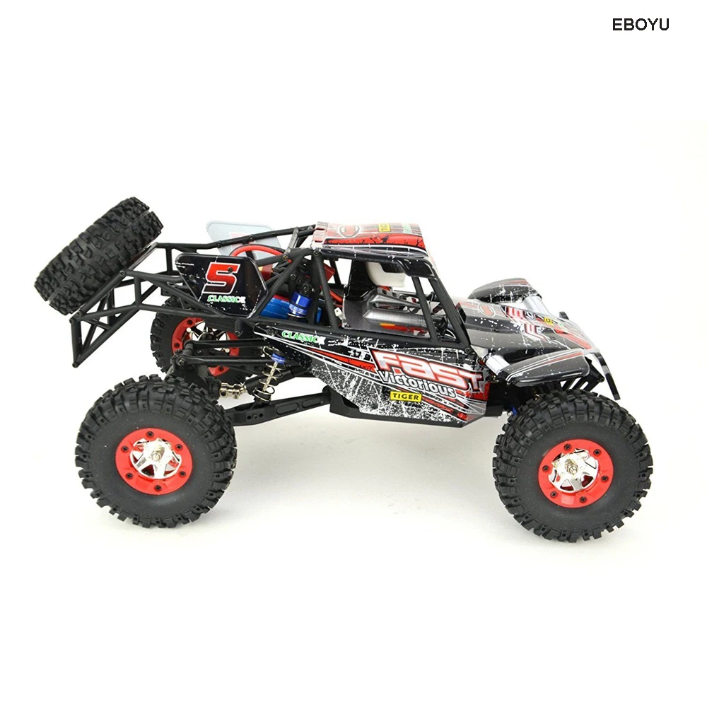 WLToys 2,4 ГГц 50 км/ч внедорожник игрушка радиоуправляемая летучая мышь автомобиль 1/12 пропорции RC грузовик 4WD высокоскоростной гоночный автомобиль