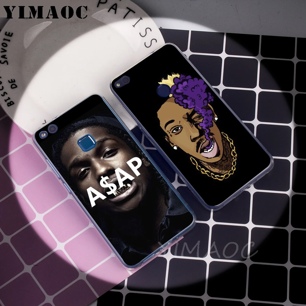 Мягкий чехол YIMAOC A $ AP Rocky для Huawei P8 P9 P10 P20 P30 Lite Pro P smart 2019 |
