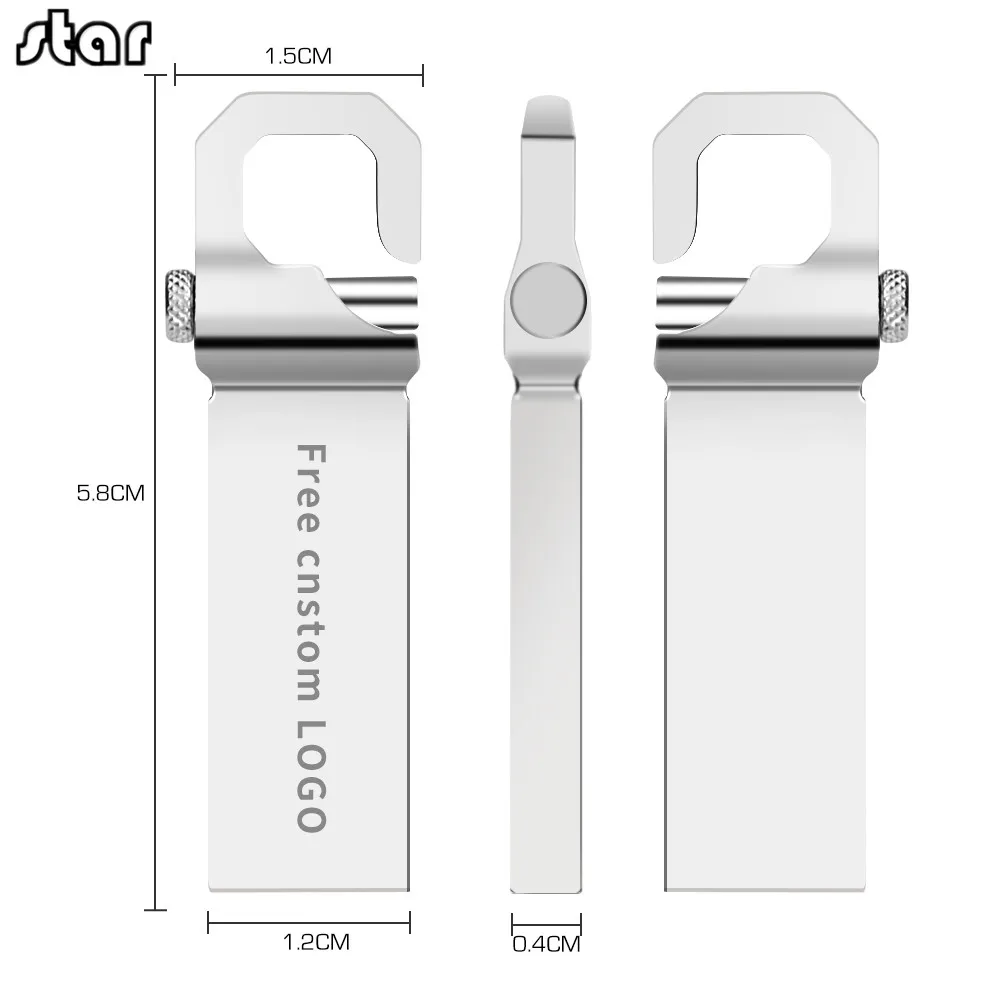 usb flash drive 32GB 3.0 usb stick 128gb mini bracelet flash drive metal gold 16GB key 64GB memory stick 8GB 4GB Free shipping