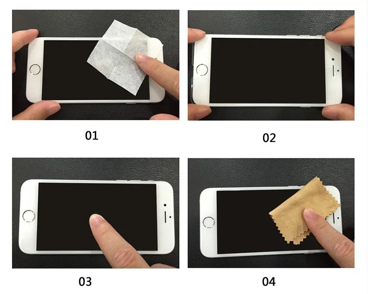 Защитное закаленное стекло для iPhone 4, 4s премиум класса. Класс защиты 9Н, толщина 0.3 мм