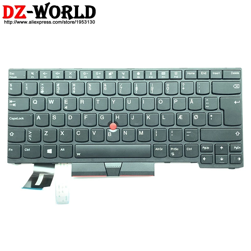 New Original Danish Backlit Keyboard for Lenovo Thinkpad E480 T480S L480 T490 E490 T495 L380 L390 Yoga L490 P43s Laptop Teclado|Клавиатуры