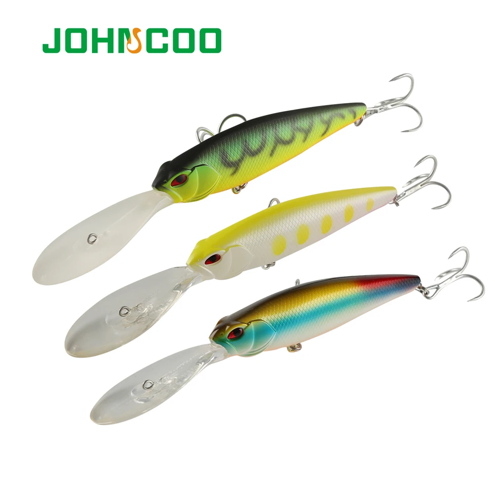 JOHNCOO жесткая приманка для рыбалки Minnow 95 мм 18 г искусственные приманки рыболовный