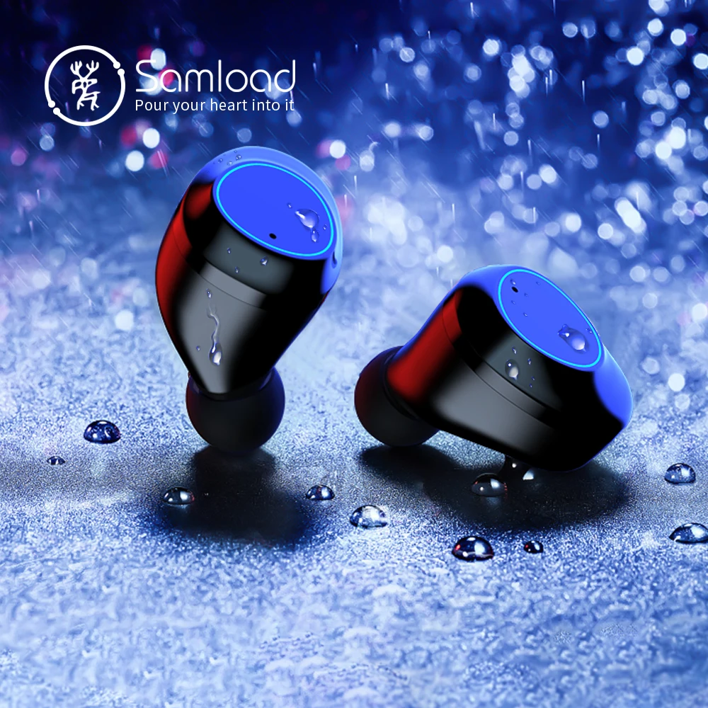 Samнагрузки HIFI звук беспроводные наушники Bluetooth 5,0 наушники бинауральные звонки в ухо наушники с 4200 мАч power Bank зарядная коробка