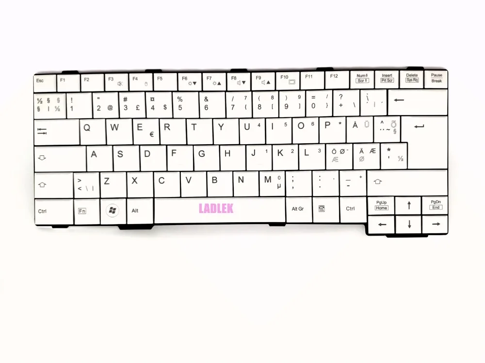 Датская шведская норвежская финская Скандинавская клавиатура для Fujitsu CP503708-01