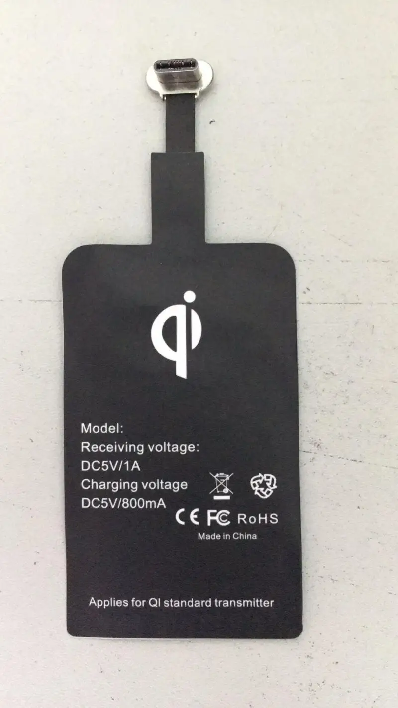 type-c receiver Зарядных порта USB для автомобиля Автомобильное крепление быстро Qi Беспроводной Зарядное устройство для iphone xs max X XR 8 type-c Беспроводной приемное устройство для беспроводной зарядки для samsung Note 9 S9 S8 - Тип штекера: type-c receiver