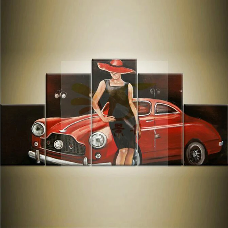 100% ручная роспись абстрактная фигурка картина маслом на холсте декоративные