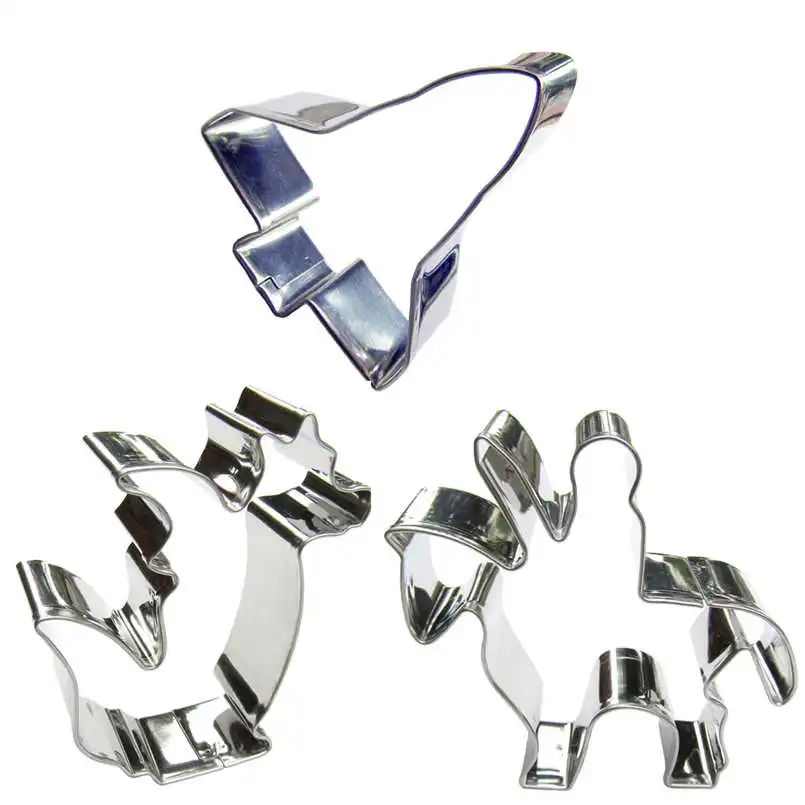 Рыцари пожарный Дрейк Shuttle формочки для резки печенья из 3 частей инструменты