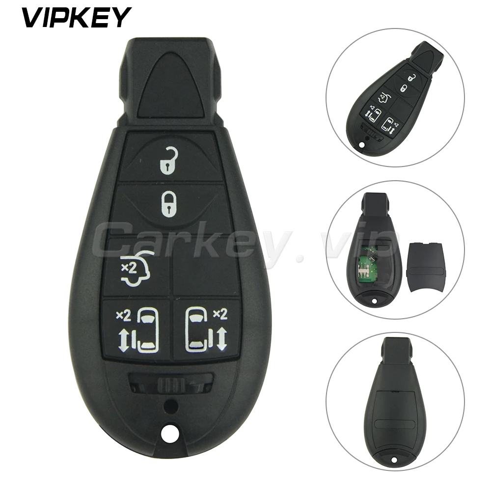 Remotekey европейская модель#9 68066859AD 434 МГц 5 кнопок для Chrysler Jeep Dodge caliber Journey Grand Cherokee Voyage Fobik Key
