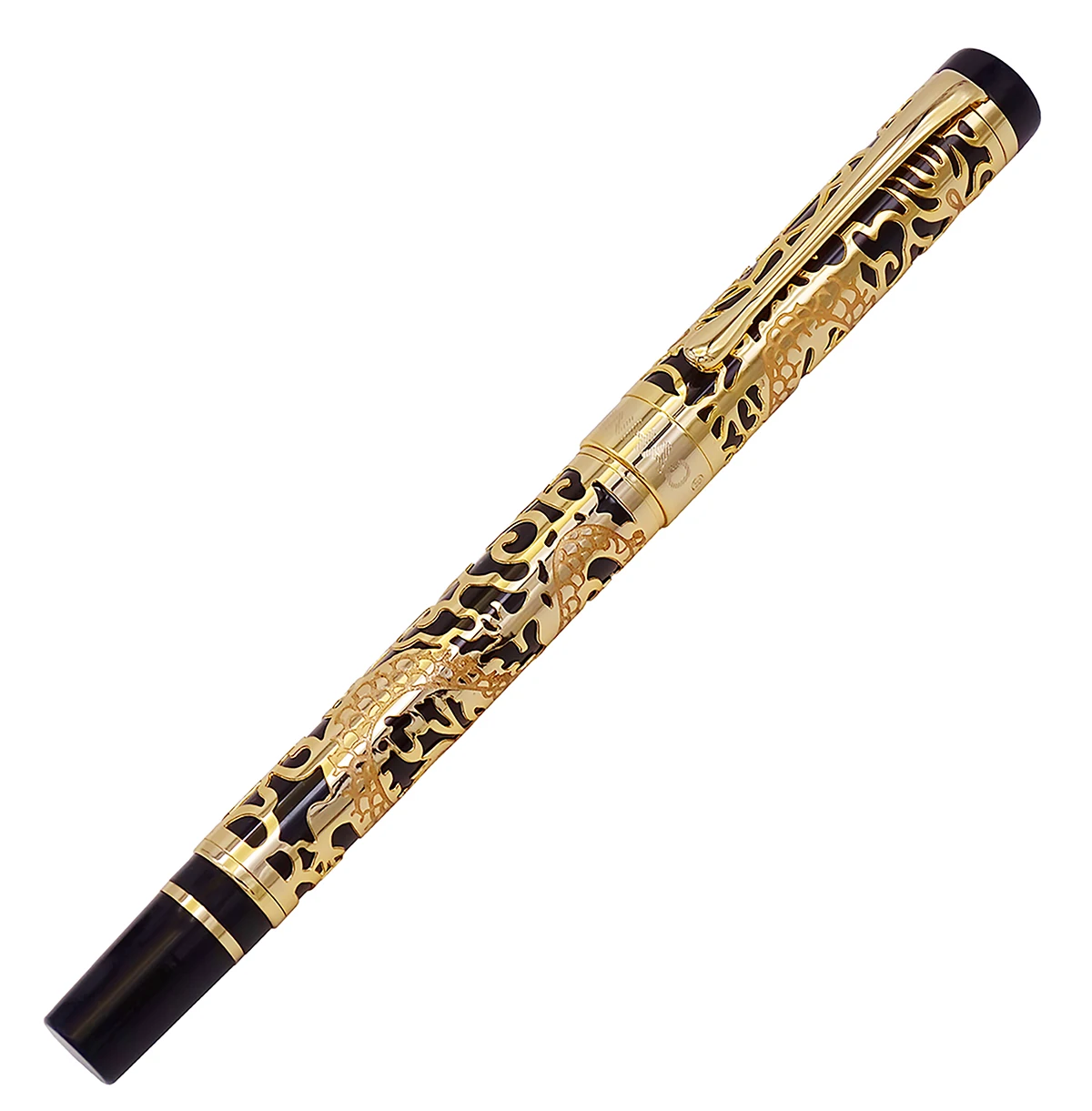Jinhao 5000 винтажная Роскошная металлическая ручка-перьевая ручка с резьбой по